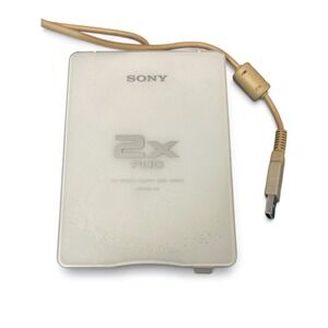 Sony USB Floppy Disk Drive Model MPF88E - Gray - FOR PARTS OR REPAIR